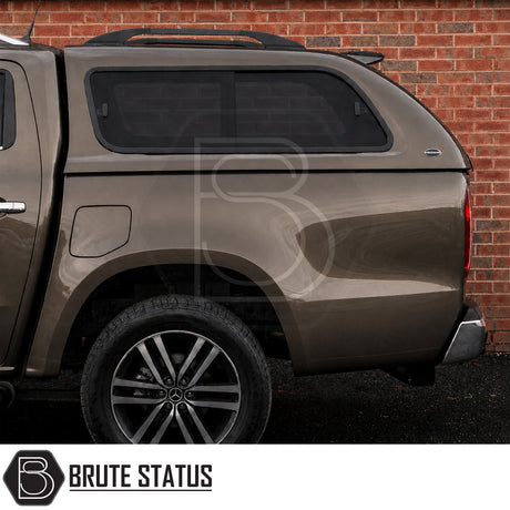 Mercedes X-Class 2017-2020 Truckman GLS hardtop canopy with roof bars and remote locking premium pickup bed cover