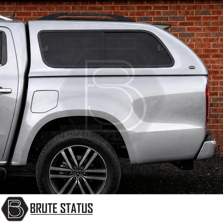 Mercedes X-Class 2017-2020 pickup canopy Truckman GLS with roof bars for work leisure storage and transport use
