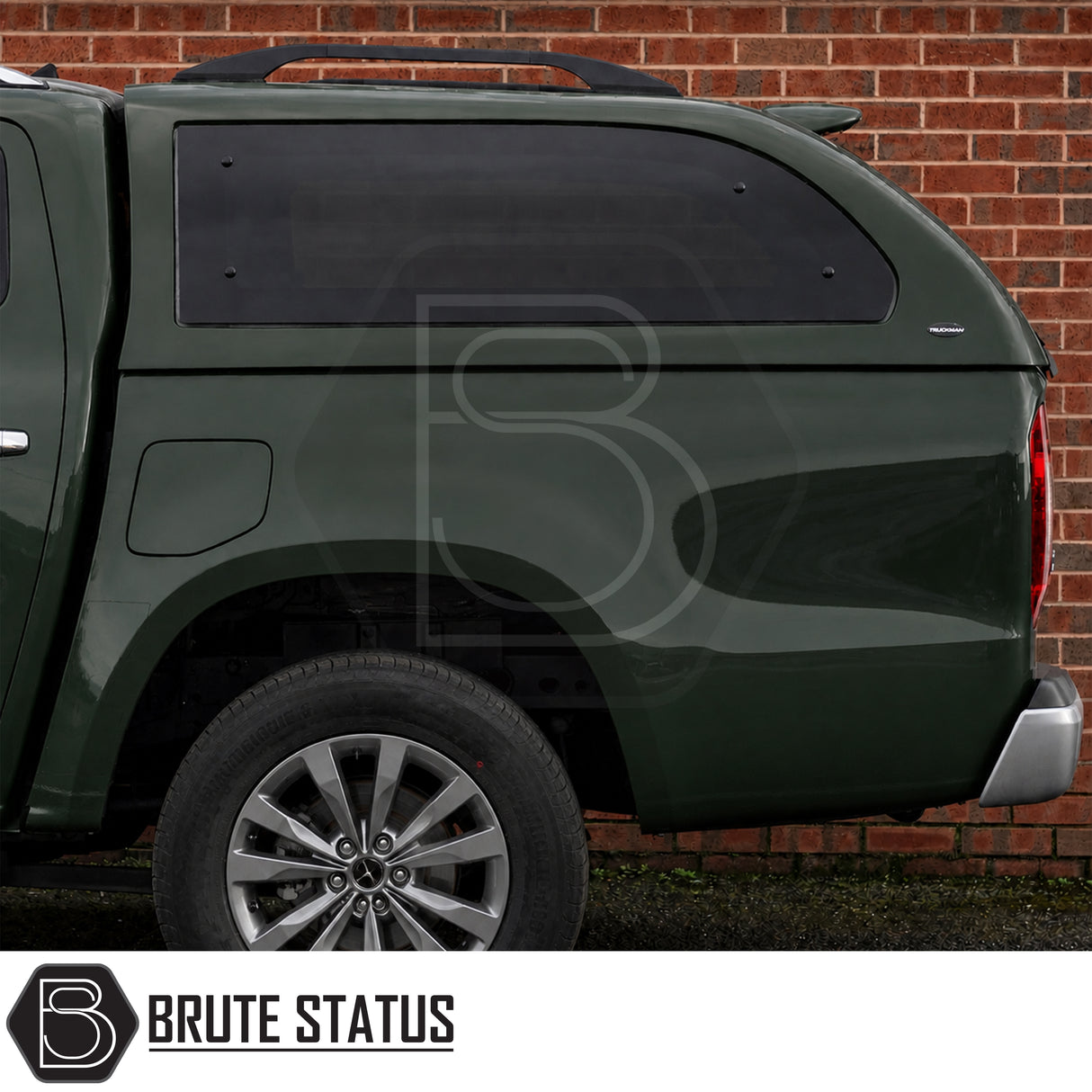 Truckman Grand canopy Mercedes X-Class 2017-2020 carpet lined interior heated rear window and secure locking system