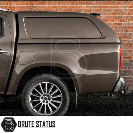 Mercedes X-Class 2017-2020 hardtop canopy Truckman L-Series solid sided pickup bed cover with remote central locking and secure storage