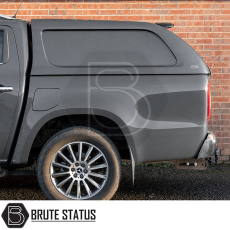 Mercedes X-Class 2017-2020 cab height hardtop canopy Truckman L-Series with remote locking secure truck bed cargo cover