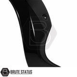 Riveted style wide wheel arch flares Mercedes X-Class 2017-2020 gloss black ABS plastic