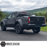 Premium matte black wide arch kit for Mercedes X-Class 2017-2020 pickup truck Overland Extreme fender flares