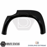 Mercedes X-Class 2017-2020 gloss black fender flare kit with smooth finish, engineered for superior fit and rugged styling.