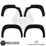 Gloss black Mercedes X-Class smooth wide arch kit featuring precision CAD-designed wheel arch flares for 2017-2020 models.