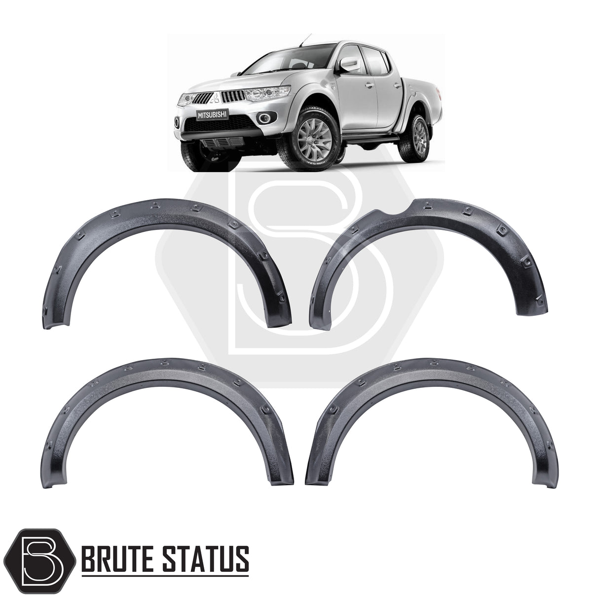 Mitsubishi L200 Series 4 2006-2014 Fender Flares