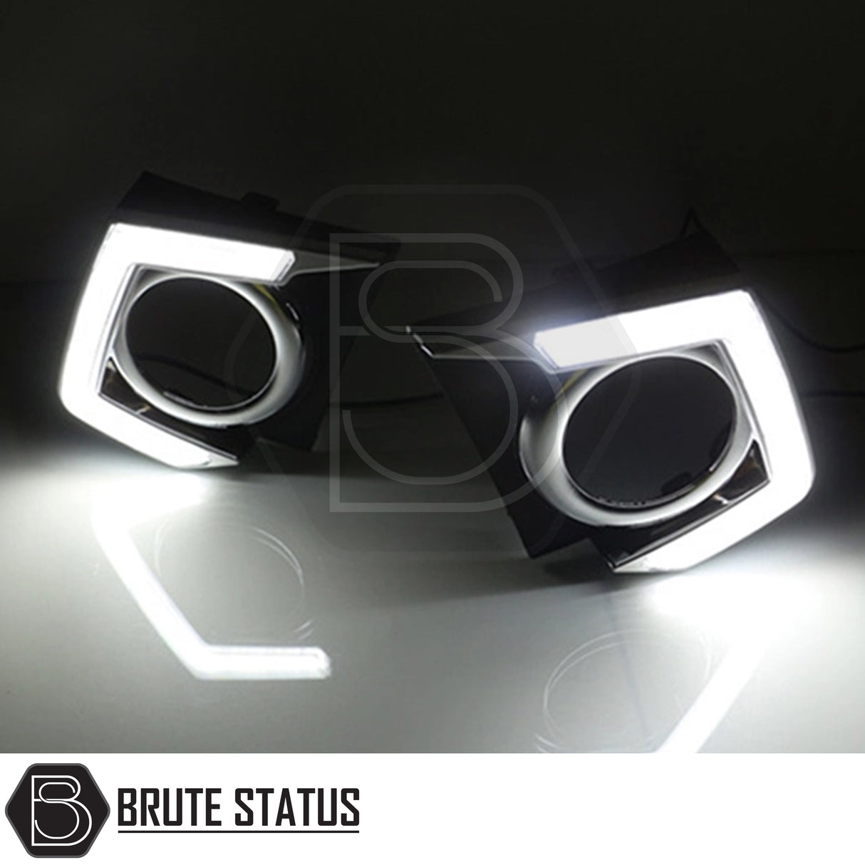 Mitsubishi L200 Series 5 LED daytime running light surrounds OEM fit