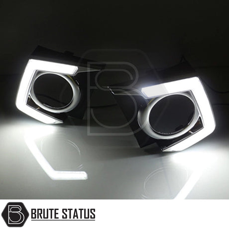 Mitsubishi L200 Series 5 LED daytime running light surrounds OEM fit