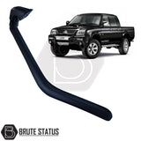 Mitsubishi L200 1996-2006 Series 3 (K74) Raised Air Intake Snorkel with a black handle, designed for durability and heavy-duty off-road performance. 