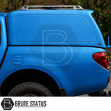 Mitsubishi L200 hardtop canopy with glazed rear window and aerodynamic cab height design for commercial use