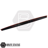 Rear strong heavy duty ABS plastic protective tailgate cover for Mitsubishi L200 Series 4 offroad 4x4 pickup truck vehicle. Pre-applied with strong 3M tape adhesive for simple and straightforward installation. 