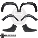 Mitsubishi L200 Series 6 2019+ wide fender flares in black fitted to double cab pickup