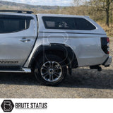 Mitsubishi L200 Triton 2019+ wide arch kit ABS plastic fender flares with AdBlue cut-out