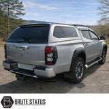 Series 6 Mitsubishi L200 2019+ aggressive wide body fender flares black smooth finish