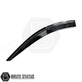 Mitsubishi L200 Series 5 2015–2019 Premium Black Acrylic Bonnet Guard and Wind Deflectors Set – 4-Piece Front & Rear Window Deflectors with Aerodynamic, Scratch-Resistant Design
