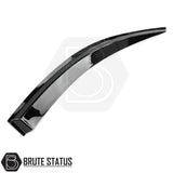 Mitsubishi L200 Series 5 2015–2019 Premium Black Acrylic Bonnet Guard and Wind Deflectors Set – 4-Piece Front & Rear Window Deflectors with Aerodynamic, Scratch-Resistant Design