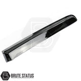 Mitsubishi L200 Series 5 2015–2019 Premium Black Acrylic Bonnet Guard and Wind Deflectors Set – 4-Piece Front & Rear Window Deflectors with Aerodynamic, Scratch-Resistant Design