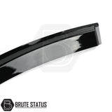 Mitsubishi L200 Series 5 2015–2019 Premium Black Acrylic Bonnet Guard and Wind Deflectors Set – 4-Piece Front & Rear Window Deflectors with Aerodynamic, Scratch-Resistant Design