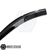 Mitsubishi L200 Series 5 2015–2019 Premium Black Acrylic Bonnet Guard and Wind Deflectors Set – 4-Piece Front & Rear Window Deflectors with Aerodynamic, Scratch-Resistant Design