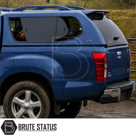 Premium hardtop canopy for Isuzu D-Max 2012-2021 with sporty styling and remote locking system