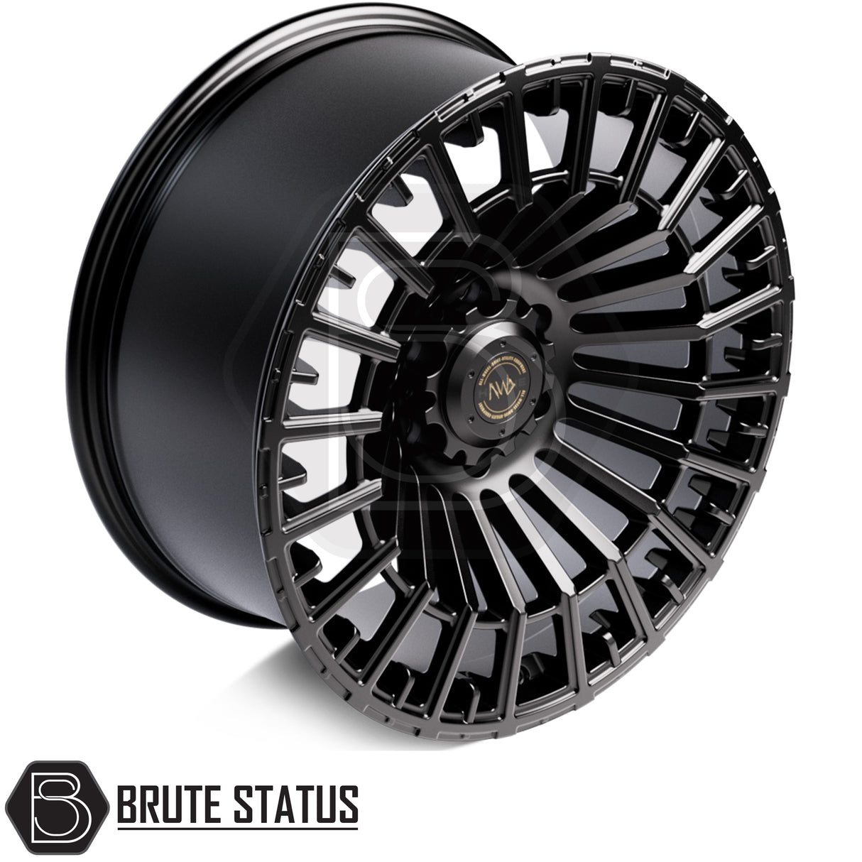 Hawke Nevada black alloy wheels with wide 20x9.5 fitment, 1150kg load rating and premium pickup truck design