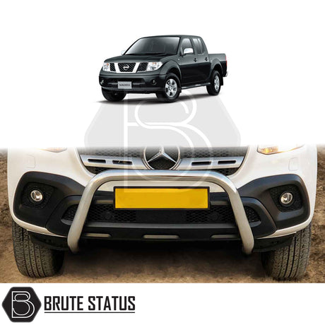 Nissan Navara D40 2006-2015 Bull Bar (Nudge Bar) Chrome