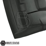 Matte black bonnet scoop for nissan navara 2015-2022 pickup truck 