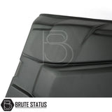 Matte black bonnet scoop for nissan navara 2015-2022 pickup truck 