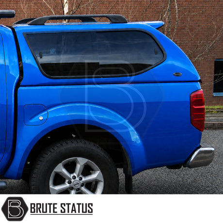 Nissan Navara D40 luxury hardtop canopy with tinted sliding windows and aerodynamic cab-high design