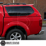 Remote locking Truckman GLS hardtop for Nissan Navara with secure cargo storage and heated rear window