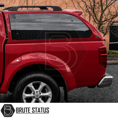 Luxury hardtop canopy for Nissan Navara 2005-2015 with remote locking and carpet-lined interior