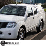 Nissan Navara 2005-2015 D40 Truckman L-Series Hardtop Canopy with remote locking, solid-sided design, and alloy wheels, enhancing security and style for your pickup.