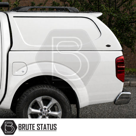 Solid-sided Nissan Navara D40 Truckman L-Series canopy with secure remote locking system