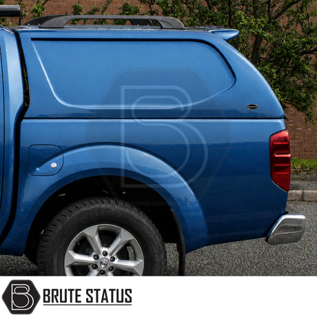 Remote locking Truckman canopy for Nissan Navara 2005-2015 with aerodynamic cab-high design
