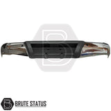 Chrome rear bumper upgrade for Nissan Navara NP300 2015–2022 designed for vehicles using one rear sensor per side