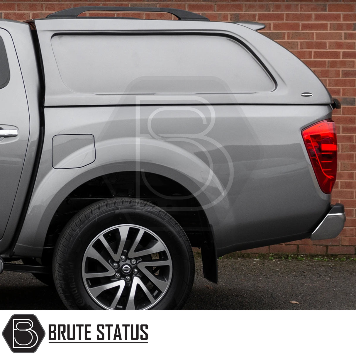 Nissan Navara 2015-2023 NP300 Truckman L-Series Hardtop Canopy showcases a secure, cab-high design with flush-fit side panel and remote locking, enhancing truck bed functionality.