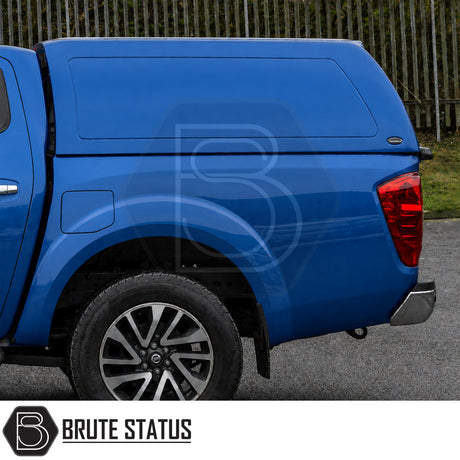 Navara NP300 RS canopy solid sided design with rear window for secure storage and visibility