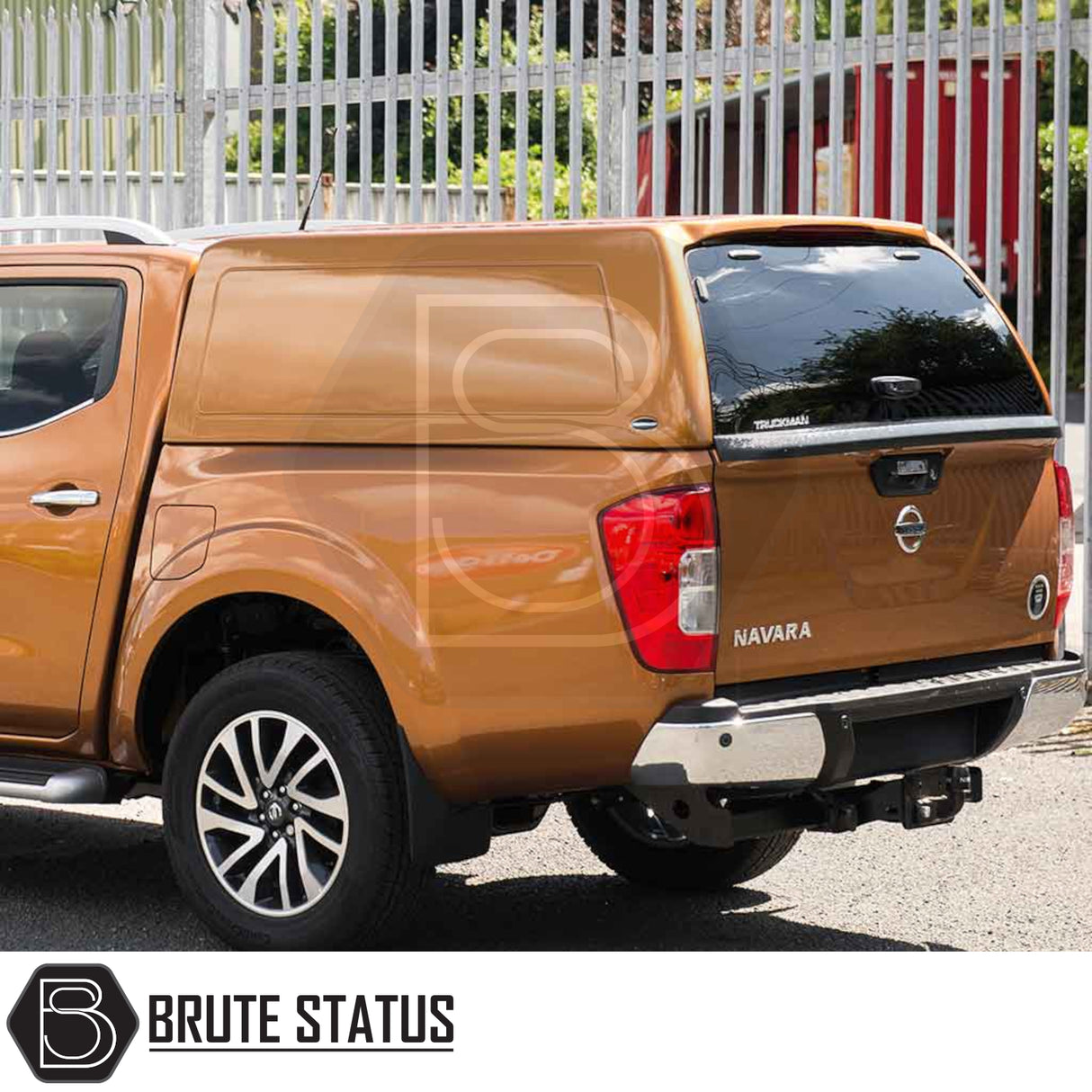 Nissan Navara 2015-2023 NP300 Truckman RS Hardtop Canopy with glazed rear window and remote locking, solid-sided for enhanced security.