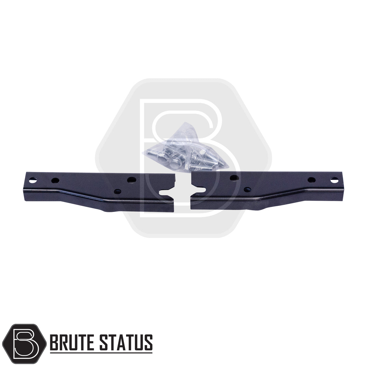 Heavy-duty black rear bumper for Nissan Navara NP300 2015–2022 with moulded step pads and parking sensor holes