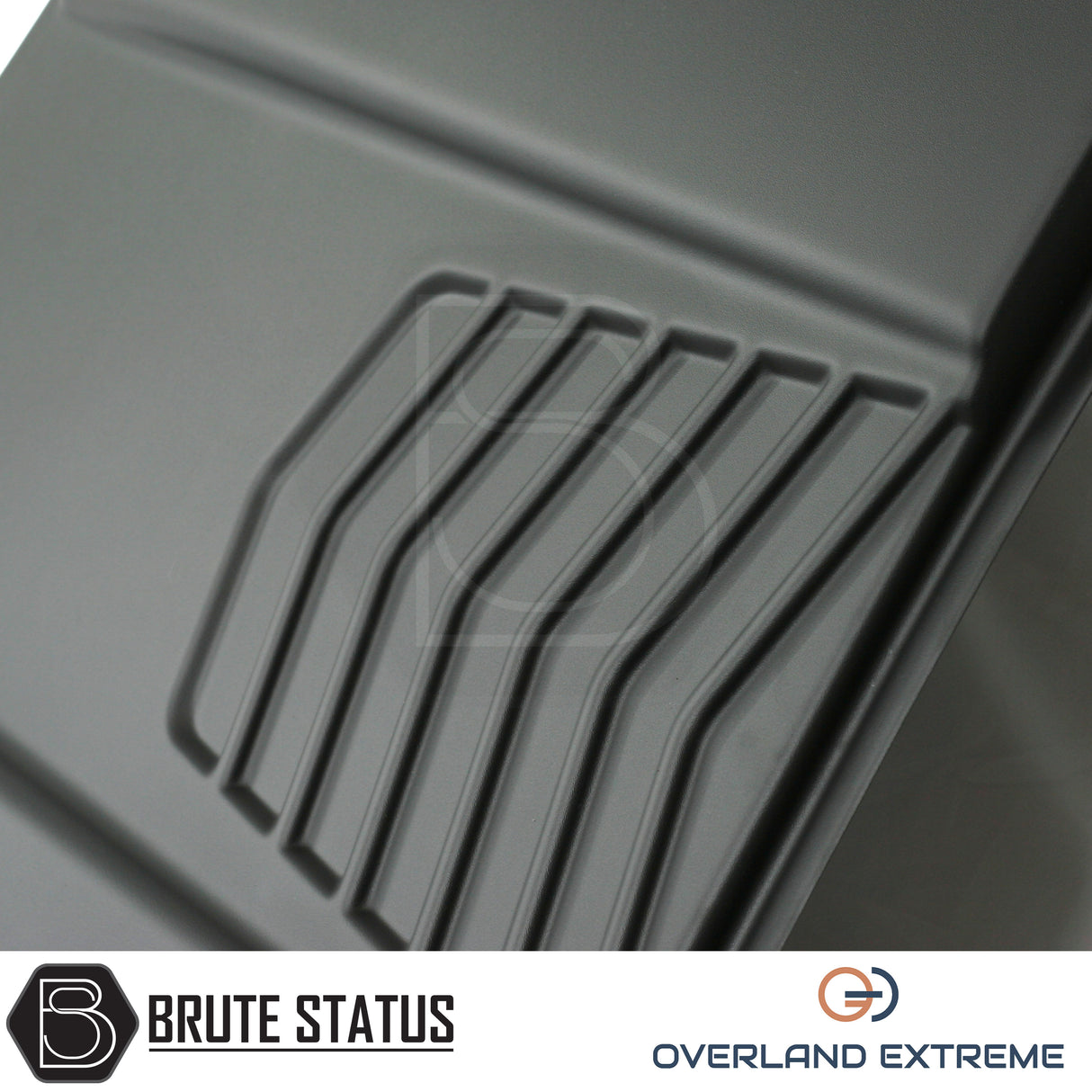 Aftermarket Nissan Navara bonnet scoop, Overland Extreme ABS hood scoop designed for rugged pickup truck exterior styling.