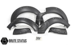 Nissan Navara NP300 2015-2017 wide arch kit black fender flares riveted look pickup styling accessories for overlanding set ups. 