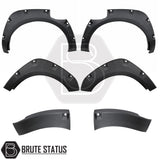Nissan Navara NP300 AdBlue wide arch kit in matte black with rivet styling and aggressive off-road appearance