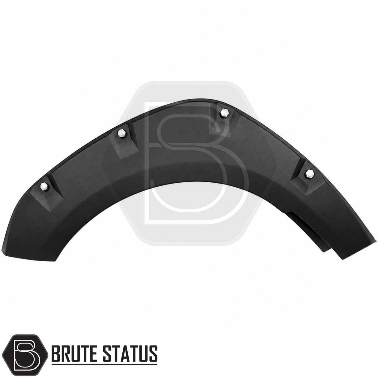 Matte black fender flares for Nissan Navara NP300 Double Cab featuring strong adhesive fitment and off-road styling