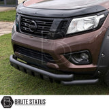Nissan Navara NP300 2015-2022 city bar nudge bar matte black steel front bumper guard bull bar Navara accessories UK
