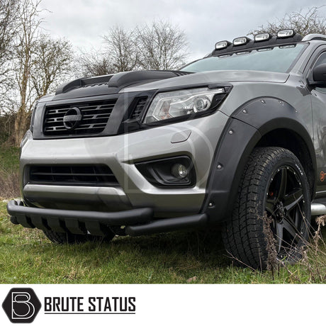 Nissan Navara NP300 nudge bar 2015-2022 matte black front protection bar TUV certified bumper guard Navara truck accessory