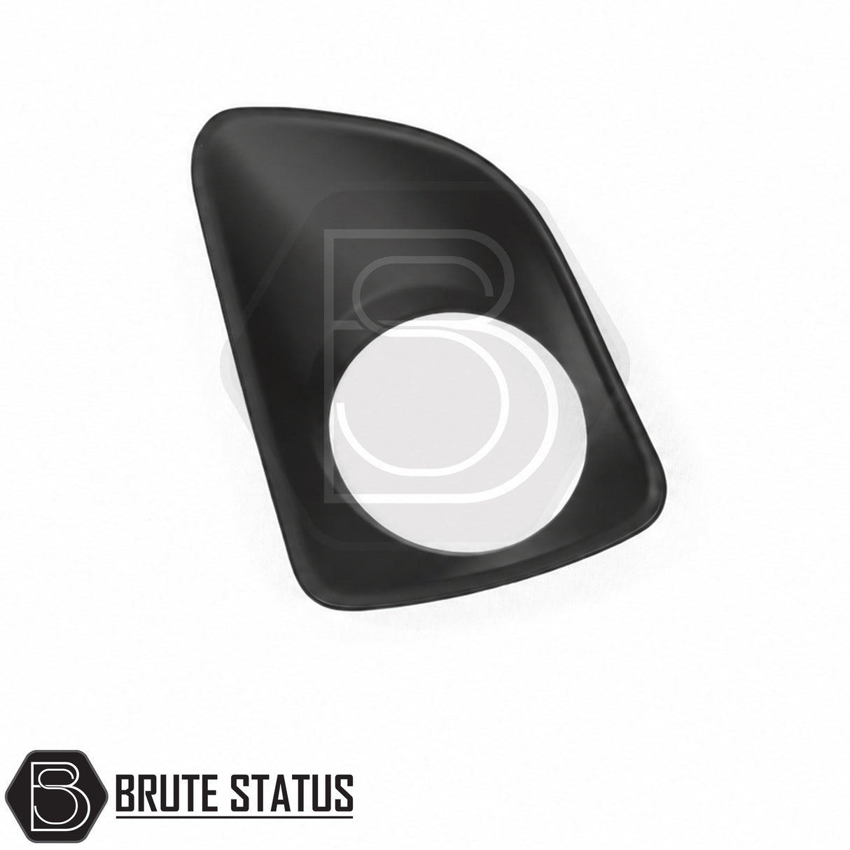 Premium Nissan Navara NP300 2015+ matte black fog light surrounds, durable ABS fog light trim covers designed to complement aftermarket grilles.