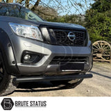 Nissan Navara NP300 2015-2022 Large Front Grille Matte Black, showcasing a robust and stylish design, perfect for enhancing your truck's individuality and style.