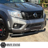 Nissan Navara NP300 2015-2022 Large Front Grille Matte Black, showcasing a robust and stylish design, perfect for enhancing your truck's individuality and style.