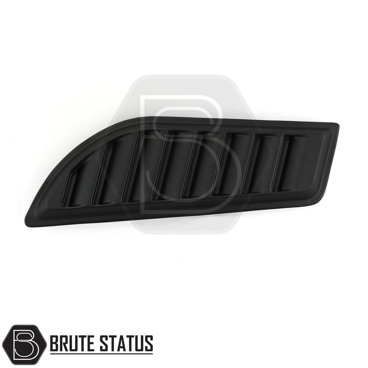 Universal matte black ABS bonnet vents with adhesive tape, no-drill install, UV resistant, fits most trucks, includes all parts