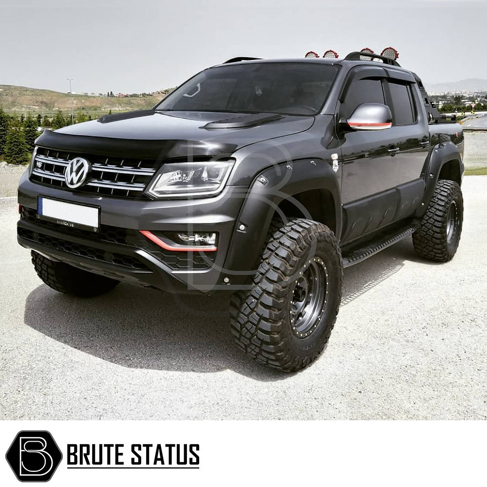 Heavy duty VW Amarok side steps 2010-2017 pickup truck exterior upgrade non LED model